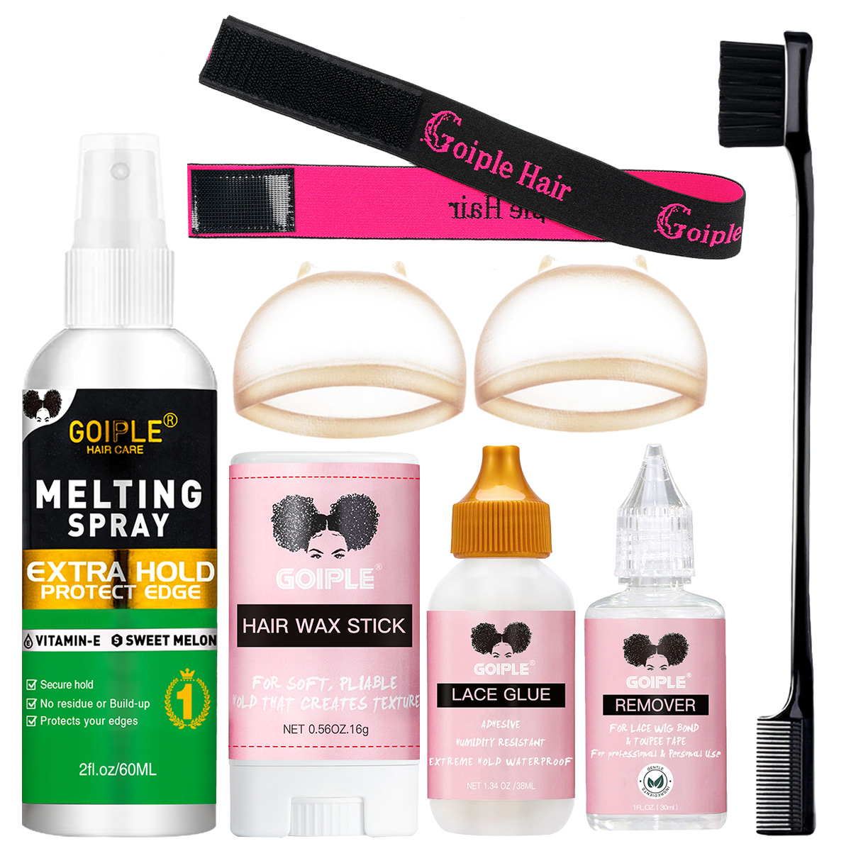 Glue Stick Pack - GOIPLE Lace Wig Melting Spray Strong