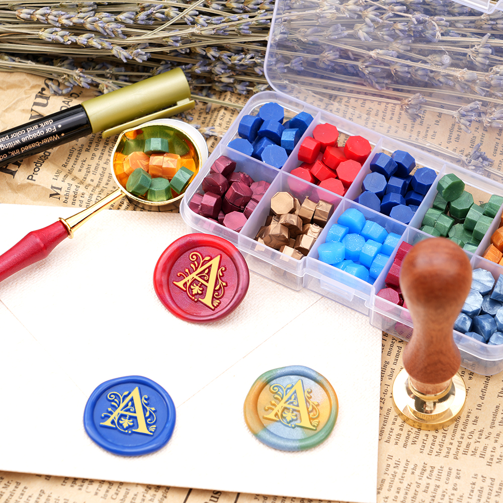 Wax Seal Stamp Kit - A-Z letter Wax Seal Stamp Kit