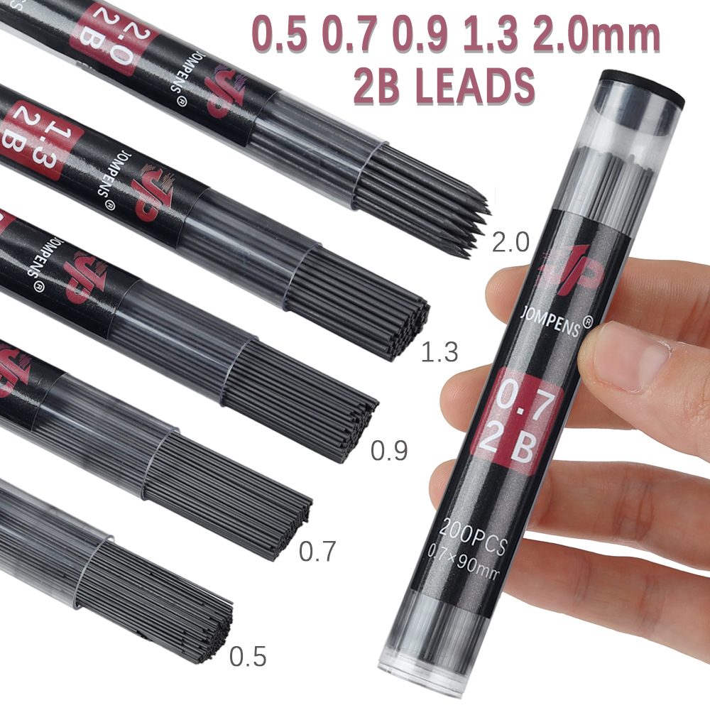 Mechanical Pencil Lead - 1box Large Capacity Round Tube Packaging