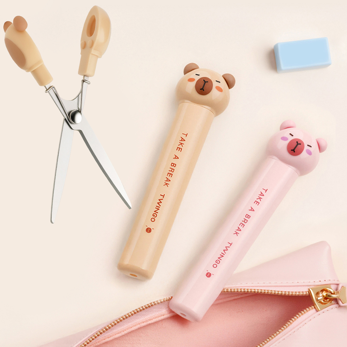 Capybara Scissor Cartoon Foldi - Stationery Office 评论和价格