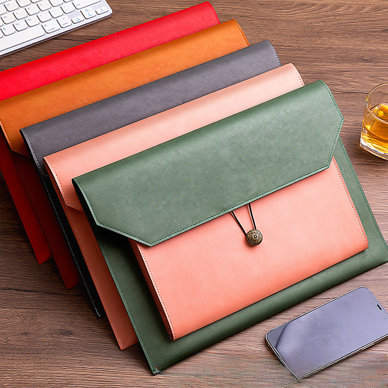 Leather File Bag A4 Paper File - Portfolio Folder Zip 评论和价格
