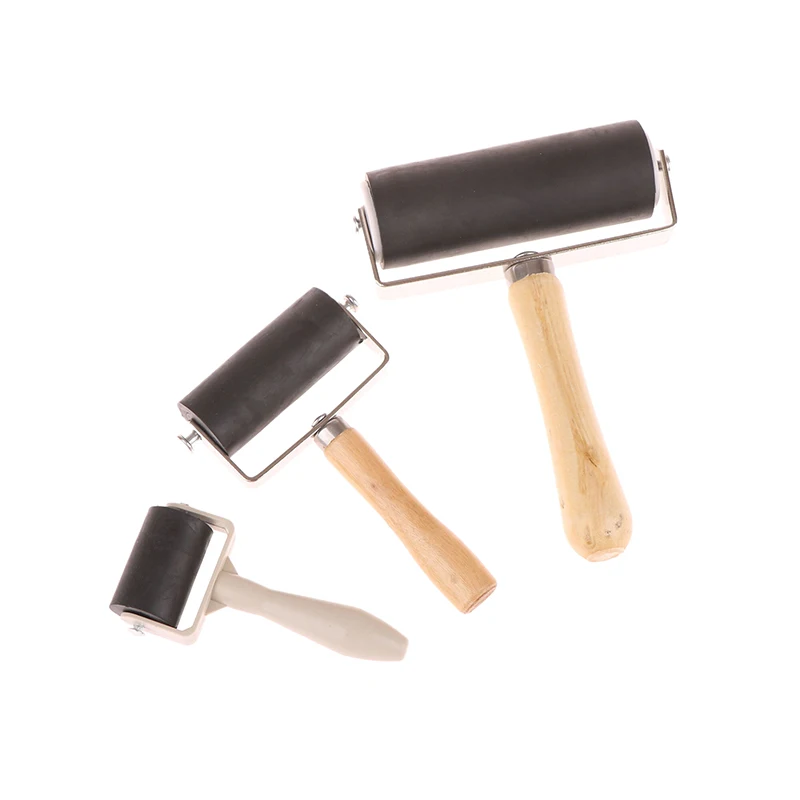 Rubber Roller Brayer Ink Paint - Self Inking Stamp 评论和价格