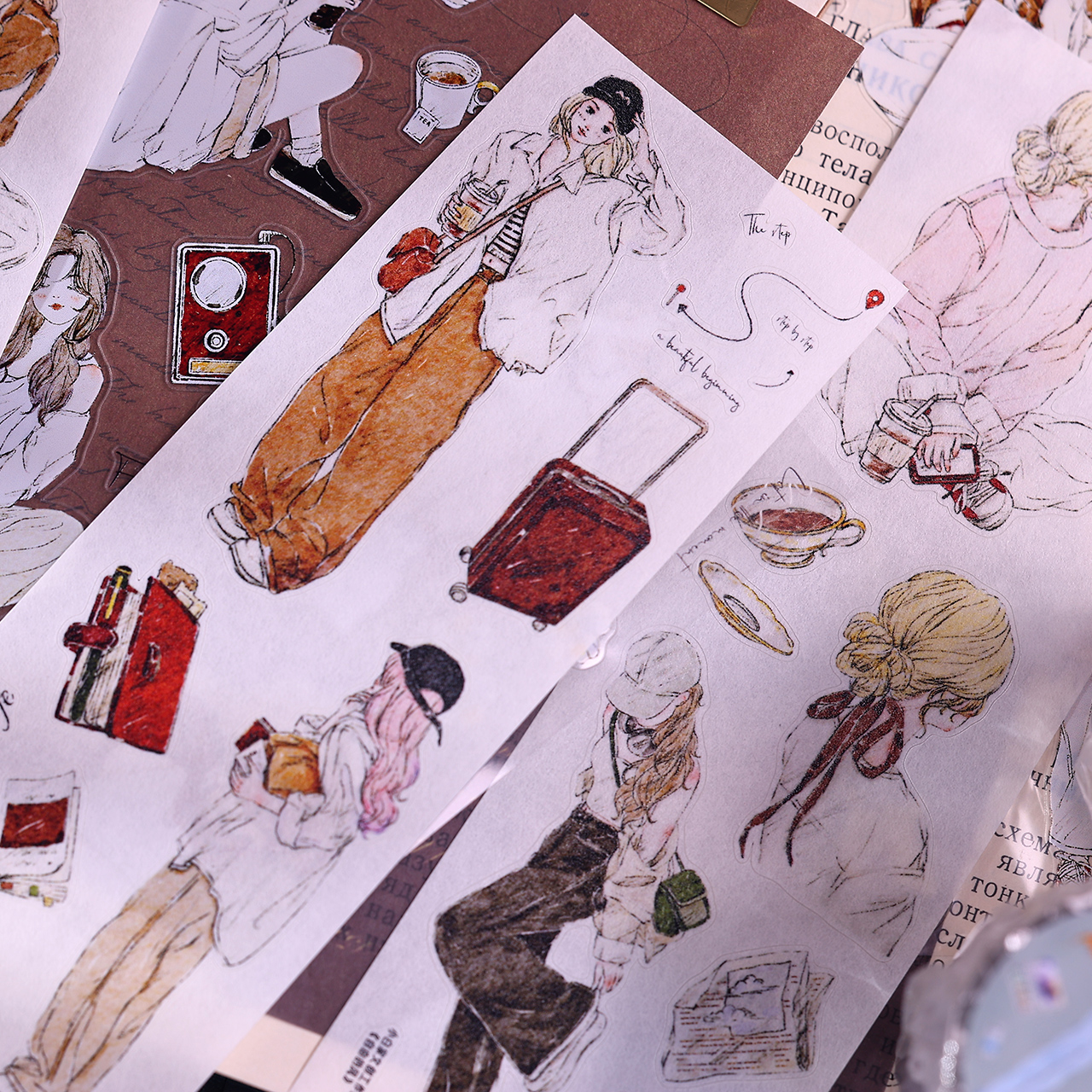 XiaoBaiJia Studio Vintage Free - Washi Tape Set 评论和价格