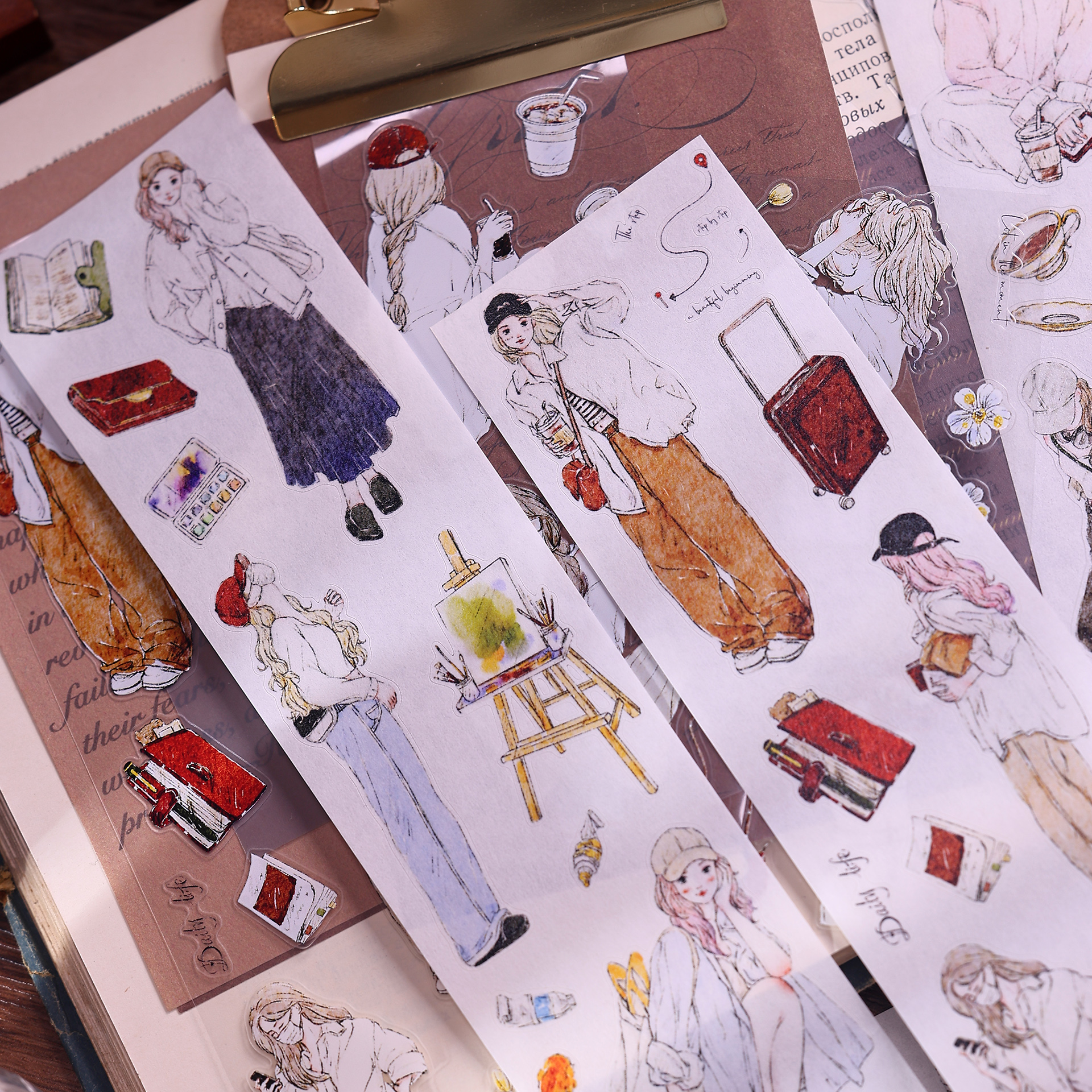 XiaoBaiJia Studio Vintage Free - Washi Tape Set 评论和价格