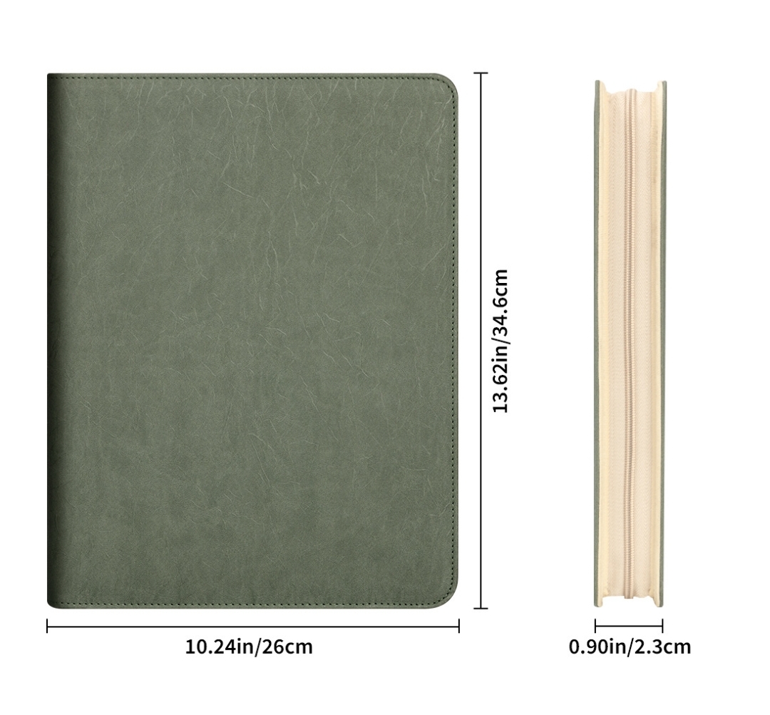 New A4 Zippered Padfolio Folde - Portfolio Folder Zip 评论和价格