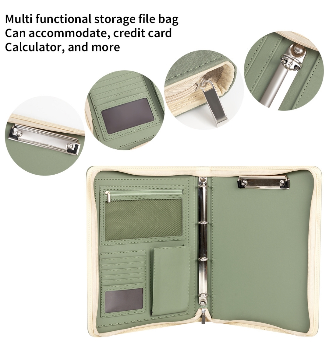 New A4 Zippered Padfolio Folde - Portfolio Folder Zip 评论和价格