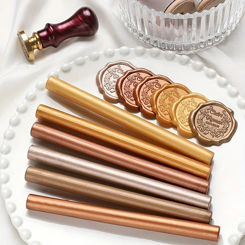 6Pcs Wax Seal Sticks 26Colors  - Wax Seal Stamp Kit 评论和价格