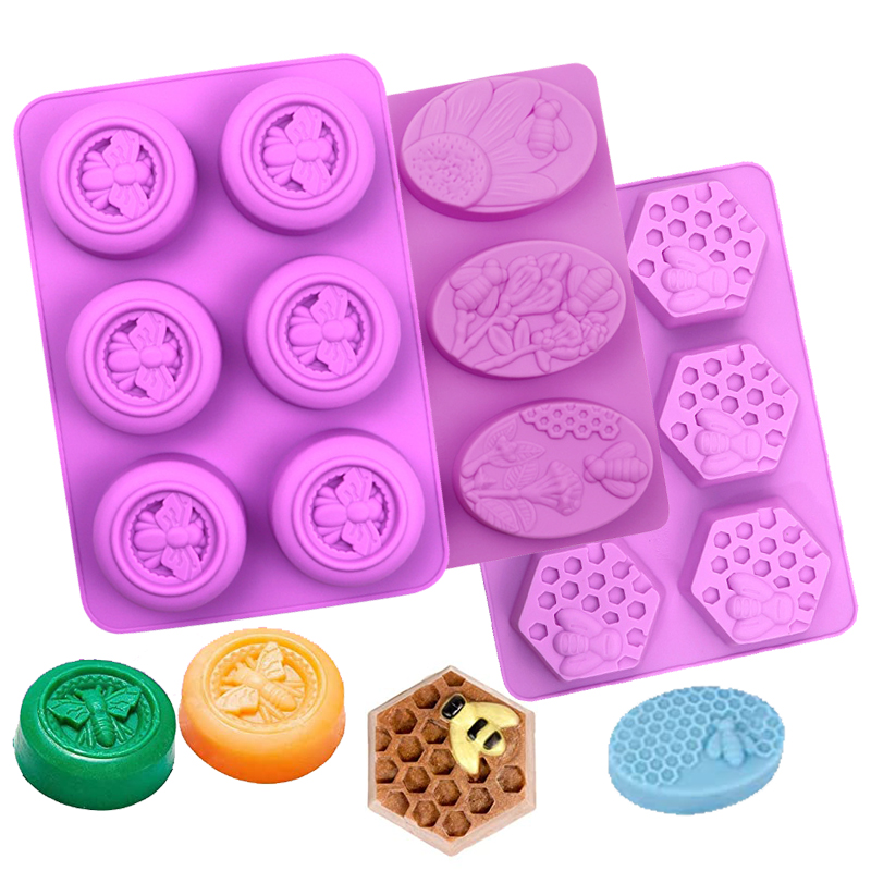 Honeycomb Soap Mold 3D Bumble  - Wax Seal Stamp Kit 评论和价格