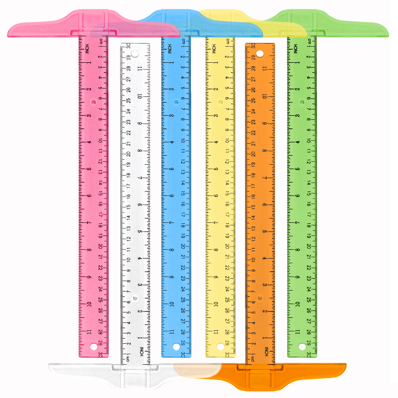 1Pc T-shaped Double Side Scale - Office Stationery And Supply 评论和价格