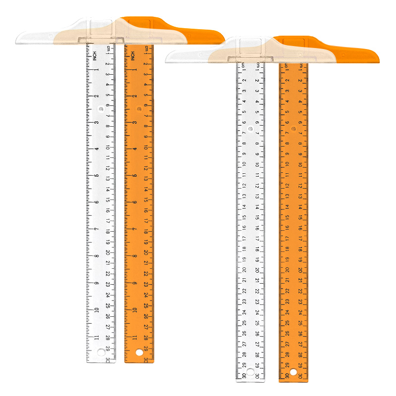 1Pc T-shaped Double Side Scale - Office Stationery And Supply 评论和价格