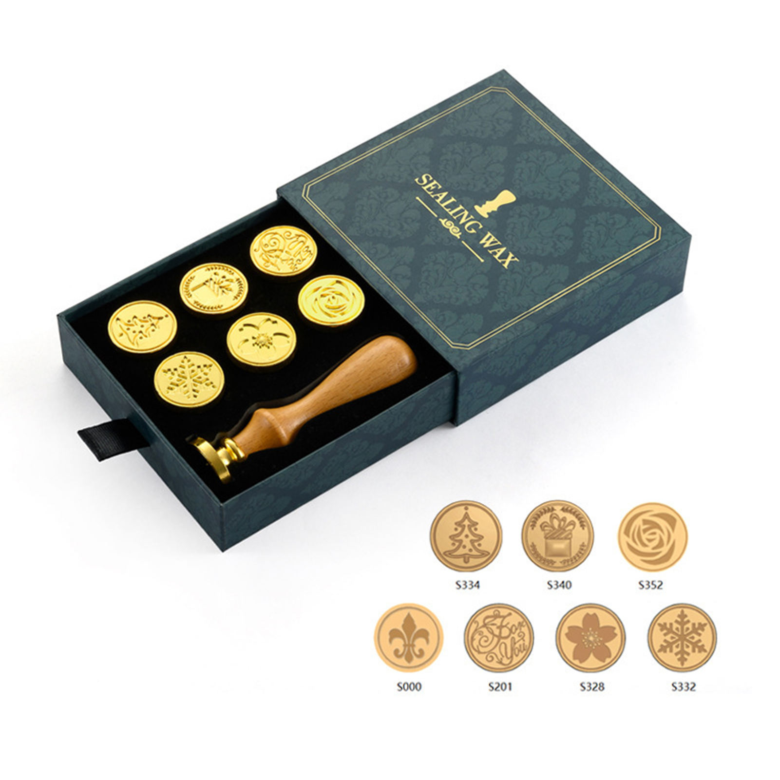 Wax Seal Stamp Kit Retro Vinta - Wax Seal Stamp Kit 评论和价格
