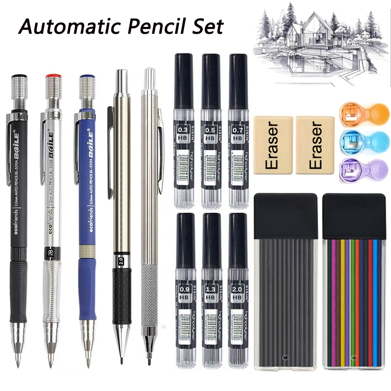 Anti Slip Mechanical Pencil Se - Mechanical Pencil Lead 评论和价格