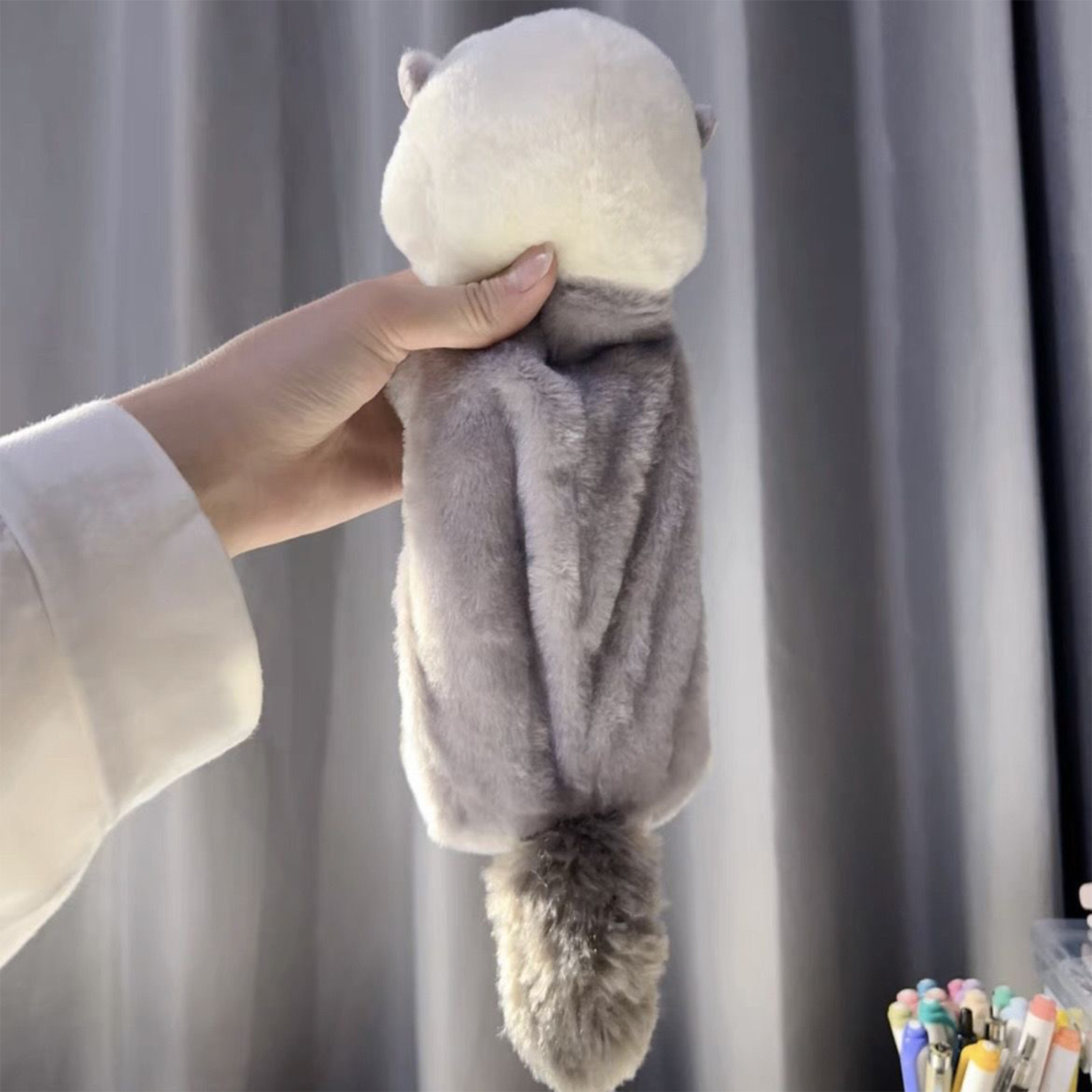 Creative Plush Toy Pencil Case - Stationery Office 评论和价格