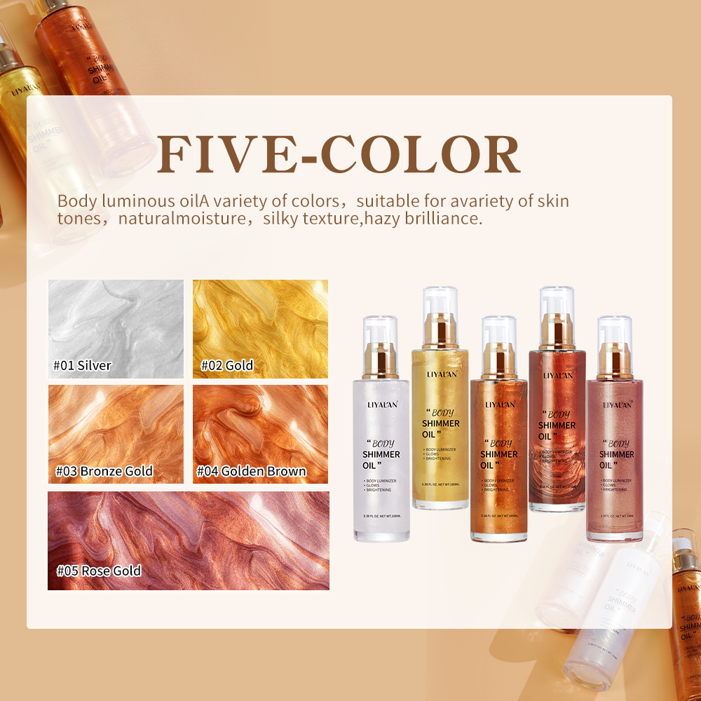 100ml Body Shimmer Oil Highlig - Correction Fluid White 评论和价格