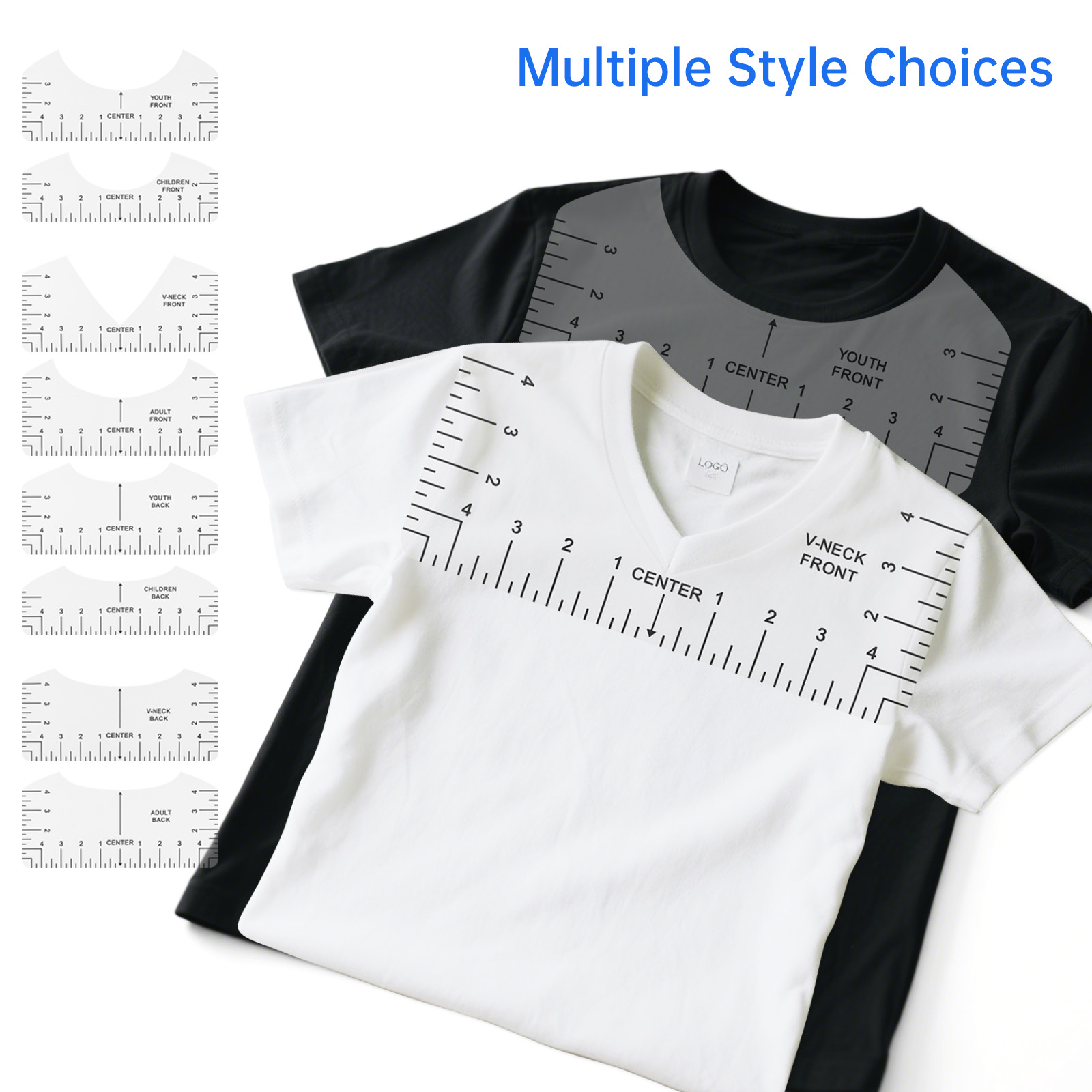 Transparent T-shirt Ruler Guid - Ruler Set Transparent 评论和价格