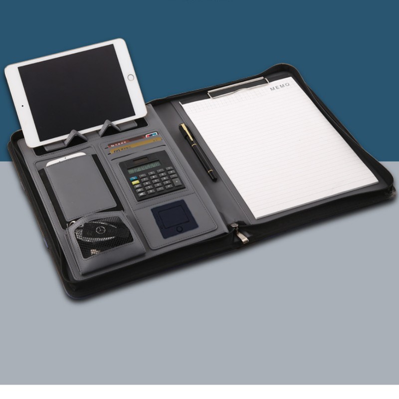 Multifunctional A4 Conference  - Portfolio Folder Zip 评论和价格