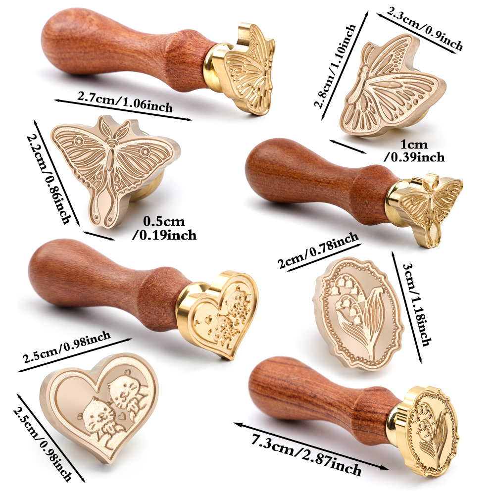1set Wax Seal Stamp Kit, Butte - Wax Seal Stamp Kit 评论和价格