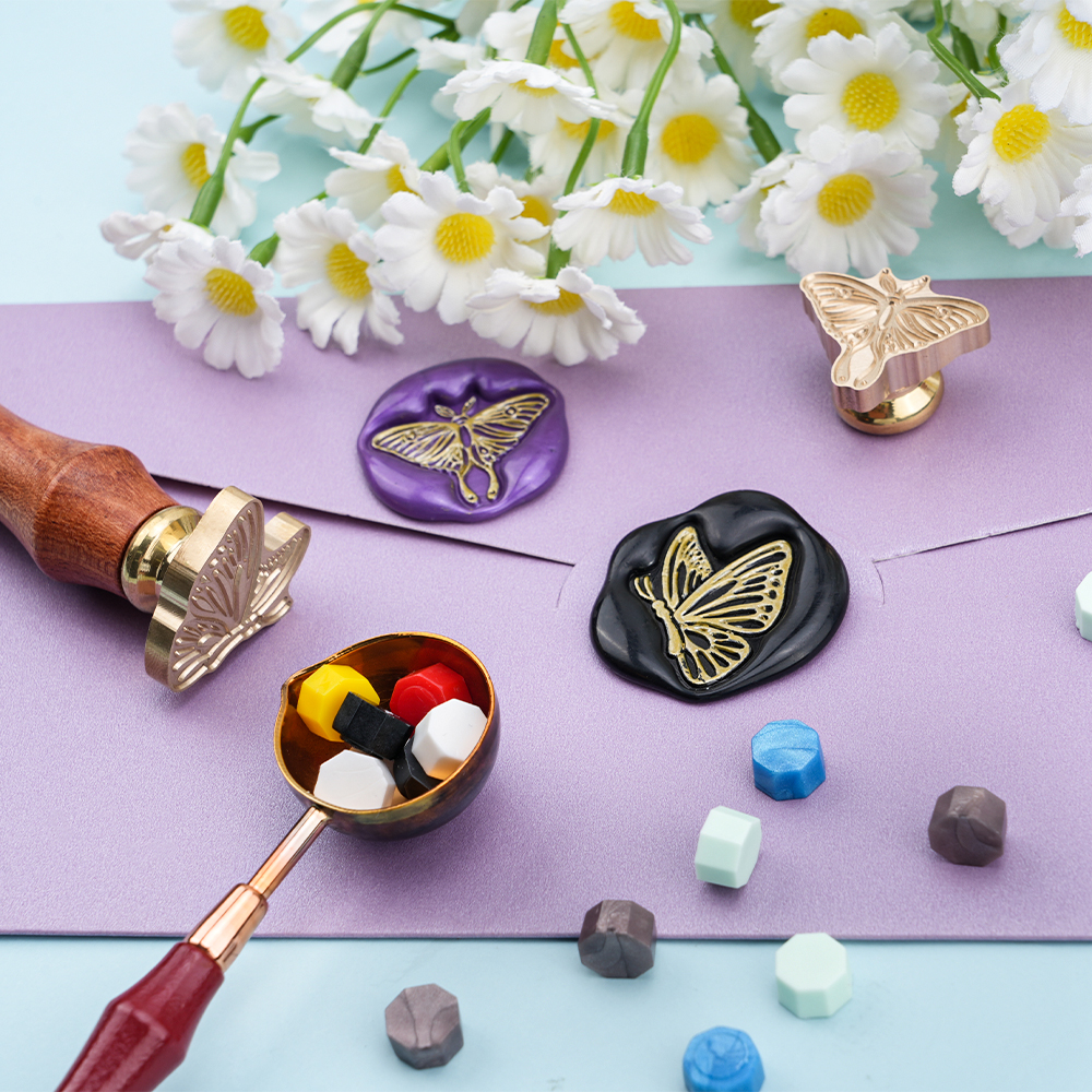 1set Wax Seal Stamp Kit, Butte - Wax Seal Stamp Kit 评论和价格
