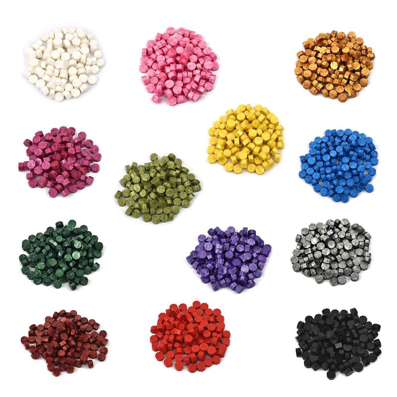 100Pcs Retro Sealing Wax Color - Wax Seal Stamp Kit 评论和价格