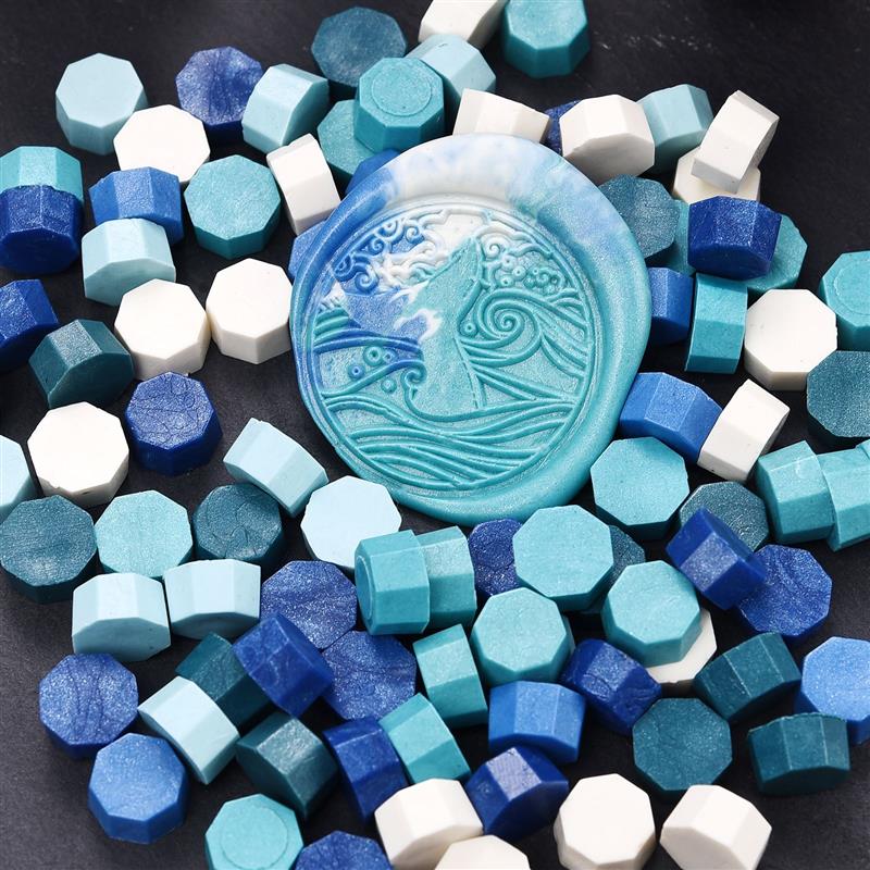 100Pcs Retro Sealing Wax Color - Wax Seal Stamp Kit 评论和价格