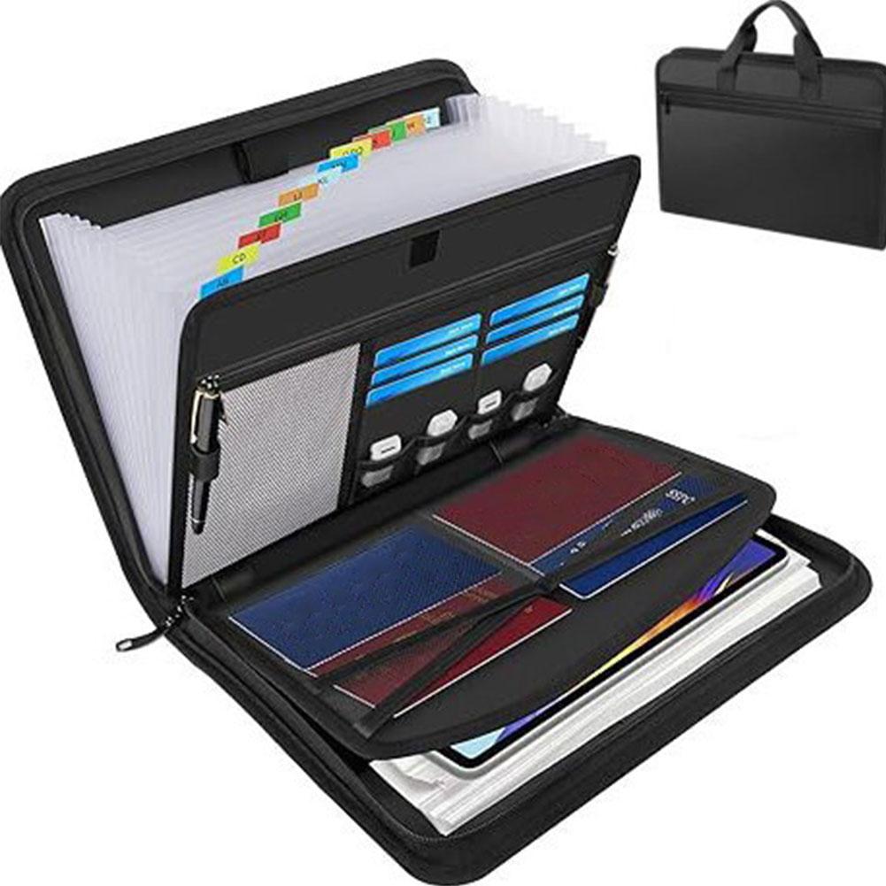 A4 Zipper File Bag Waterproof  - Portfolio Folder Zip 评论和价格