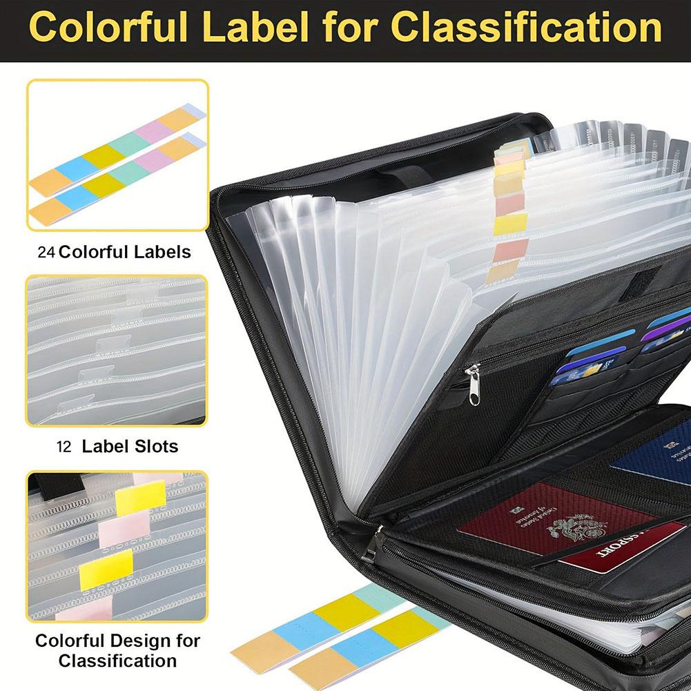 A4 Zipper File Bag Waterproof  - Portfolio Folder Zip 评论和价格