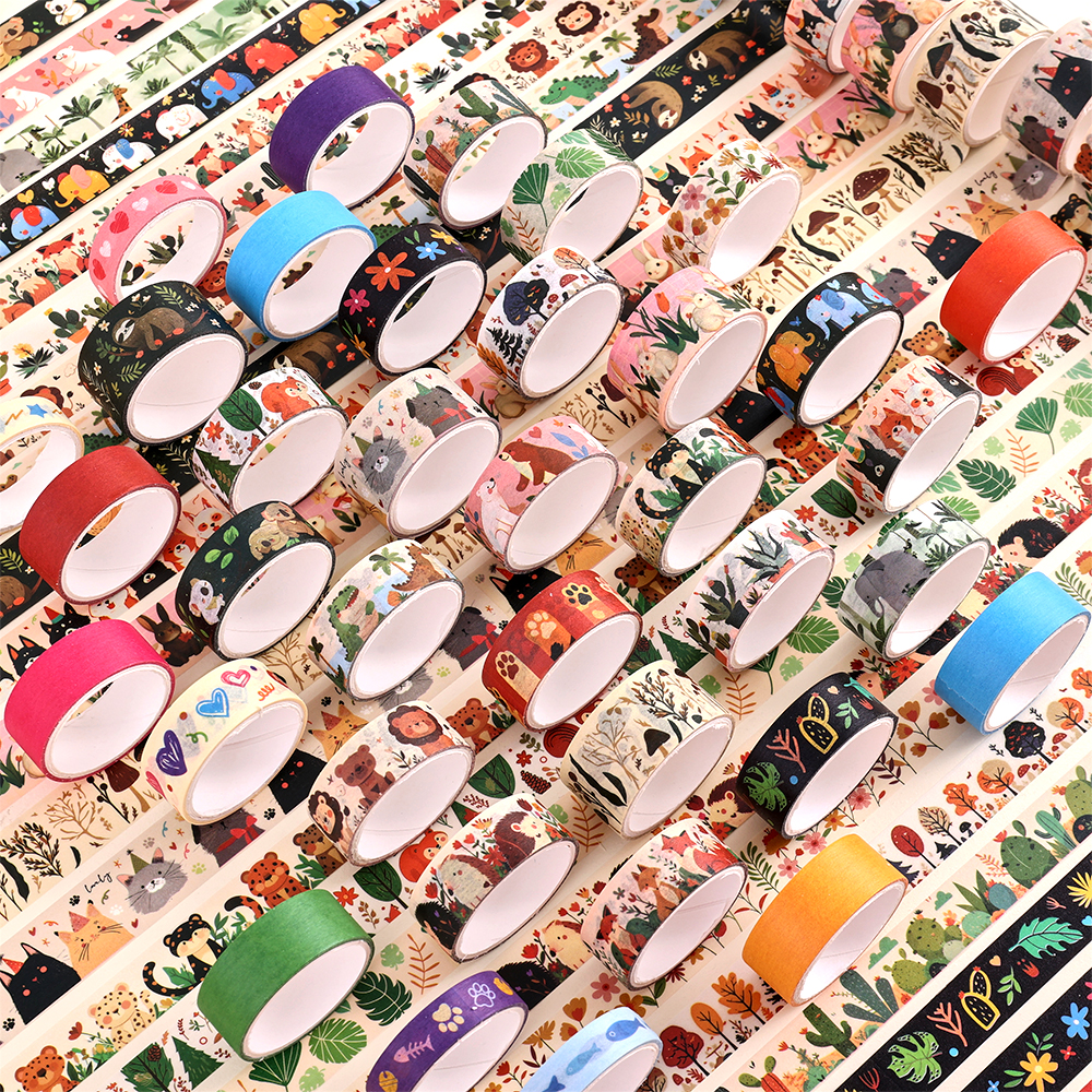 36 Rolls Vintage Animal Party  - Washi Tape Set 评论和价格