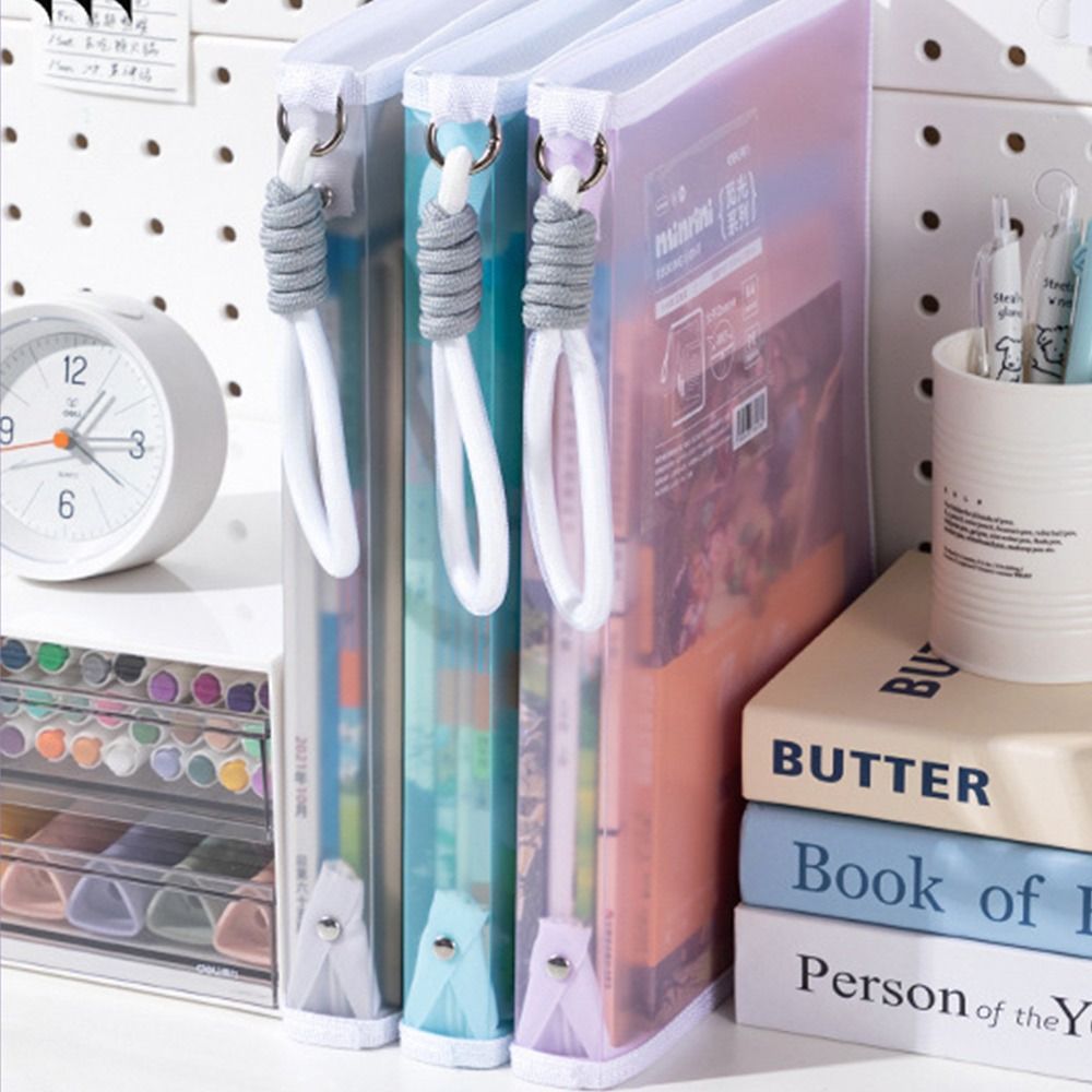 Portable Transparent A4 Zipper - Office Stationery And Supply 评论和价格