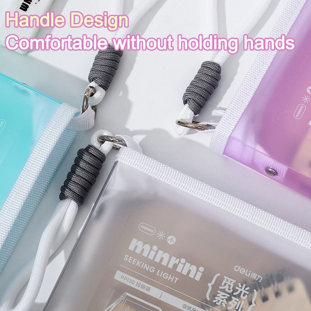 Portable Transparent A4 Zipper - Office Stationery And Supply 评论和价格