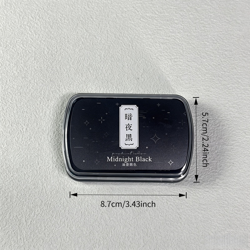 1pc Oil-Based Ink Pad, Colorfu - Self Inking Stamp 评论和价格