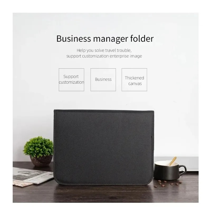 Large Black Business Portfolio - Portfolio Folder Zip 评论和价格