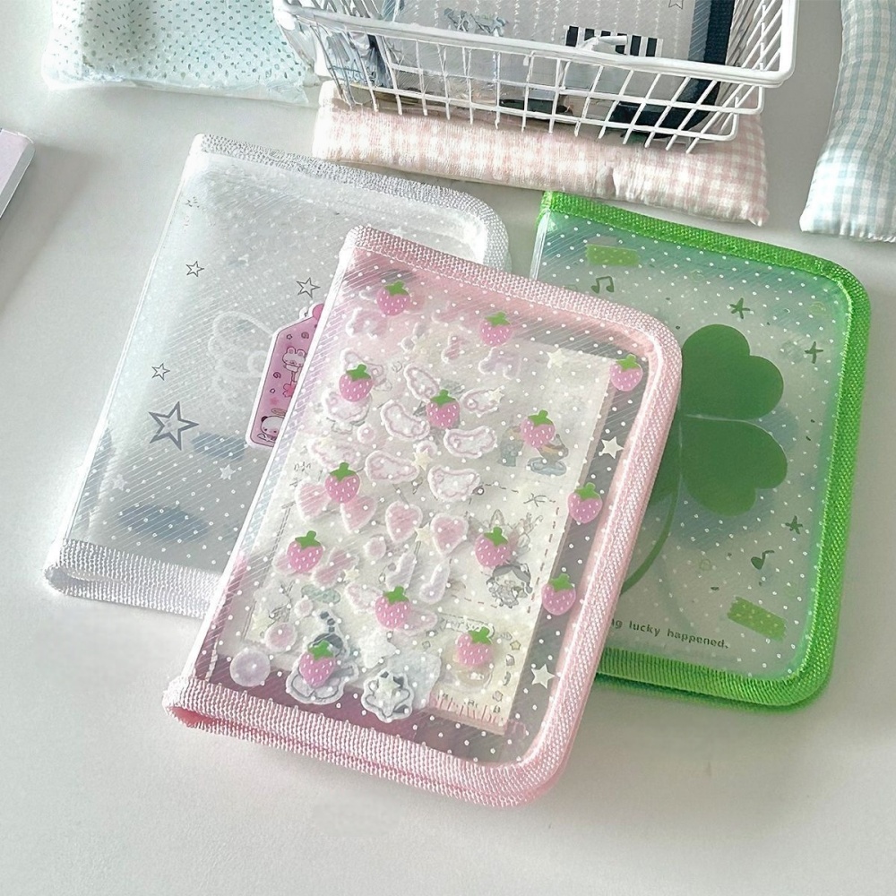 A6 Size Cute Stationery Storag - Portfolio Folder Zip 评论和价格
