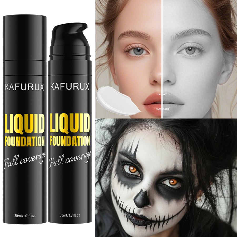 1PC Pure White Liquid Foundati - Correction Fluid White 评论和价格