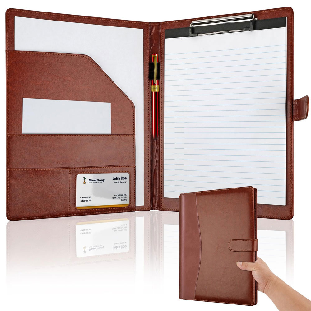 Multifunctional leather folder - Portfolio Folder Zip 评论和价格