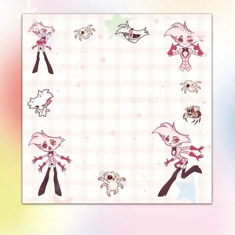4Pcs Hazbin Hotel Zestial & Al - Stationery Office 评论和价格