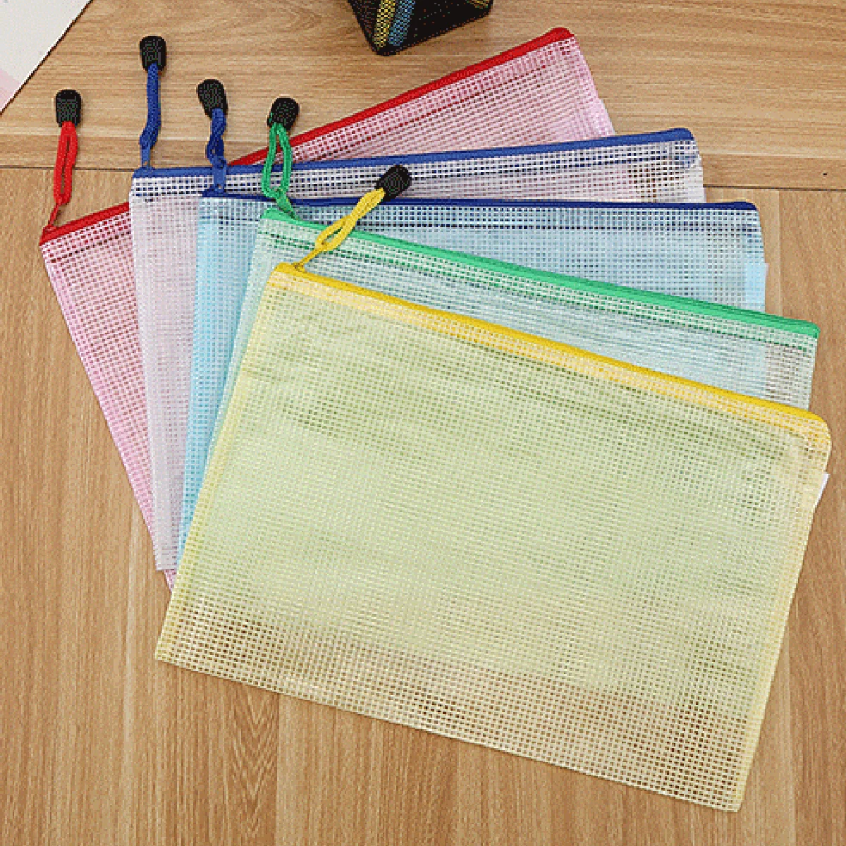 5-100PCS Stationery Storage Fo - Portfolio Folder Zip 评论和价格
