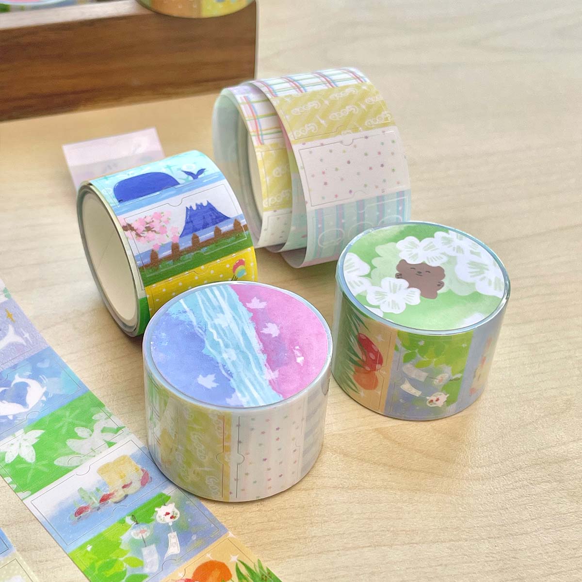 Salt Style Deco Label Sticker  - Label Printer Tape 评论和价格