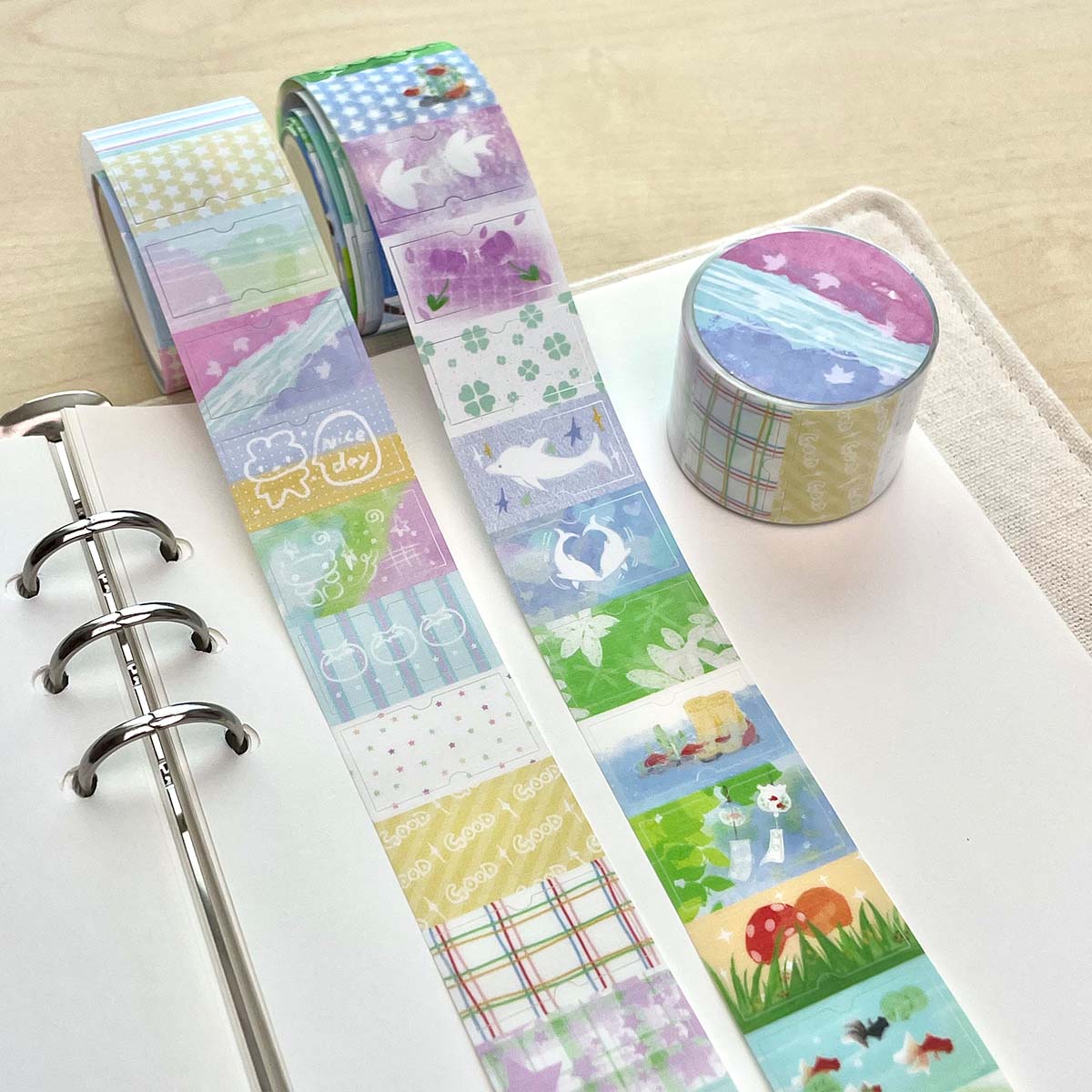 Salt Style Deco Label Sticker  - Label Printer Tape 评论和价格