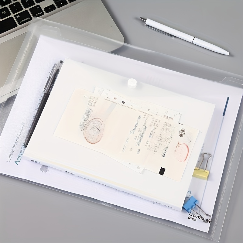 10pcs Transparent A4 Folders C - Office Stationery And Supply 评论和价格