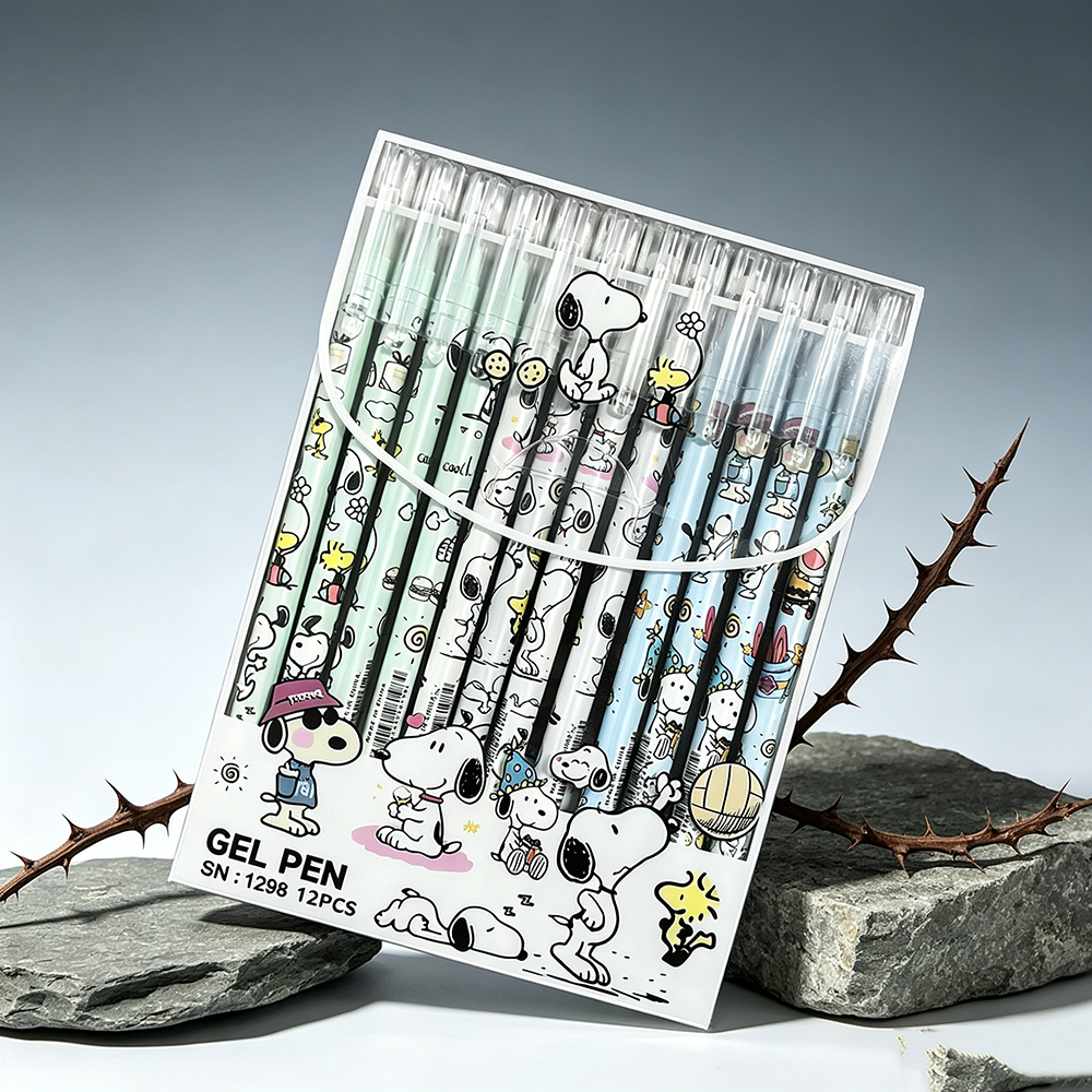 12pcs Snoopy Premium Erasable  - Stationery Office 评论和价格