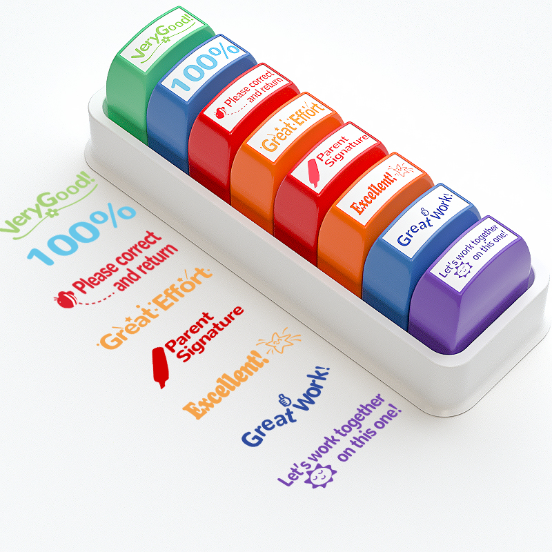 8 Teacher stamps Classroom Tea - Self Inking Stamp 评论和价格