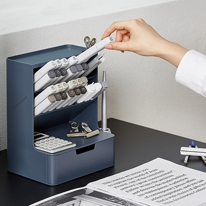 Large Capaci Der Sle Storage B - Office Stationery And Supply 评论和价格