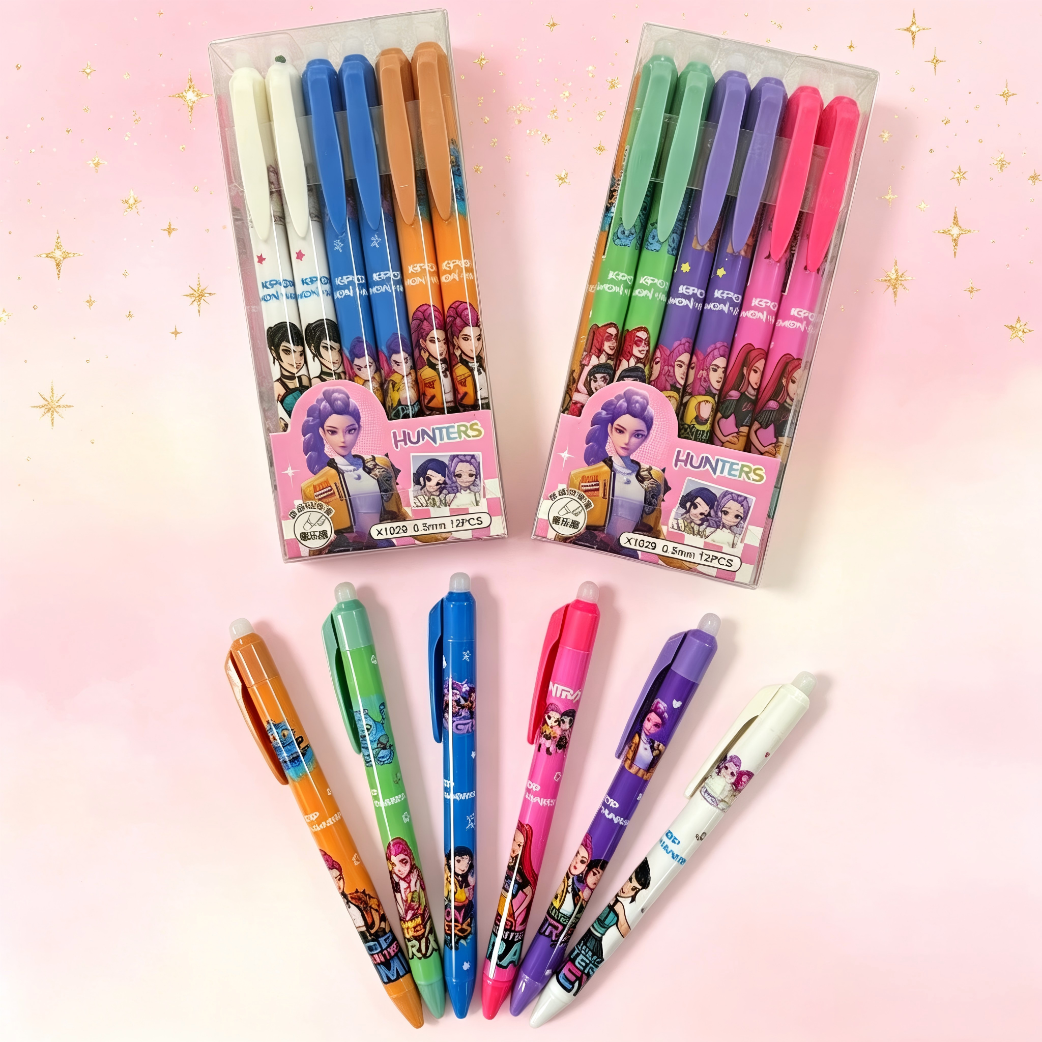 Cartoon Erasable Gel Pens Cute - Office Stationery And Supply 评论和价格