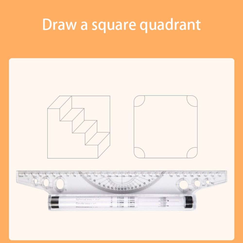 Professional Plastic Parallel  - Ruler Set Transparent 评论和价格