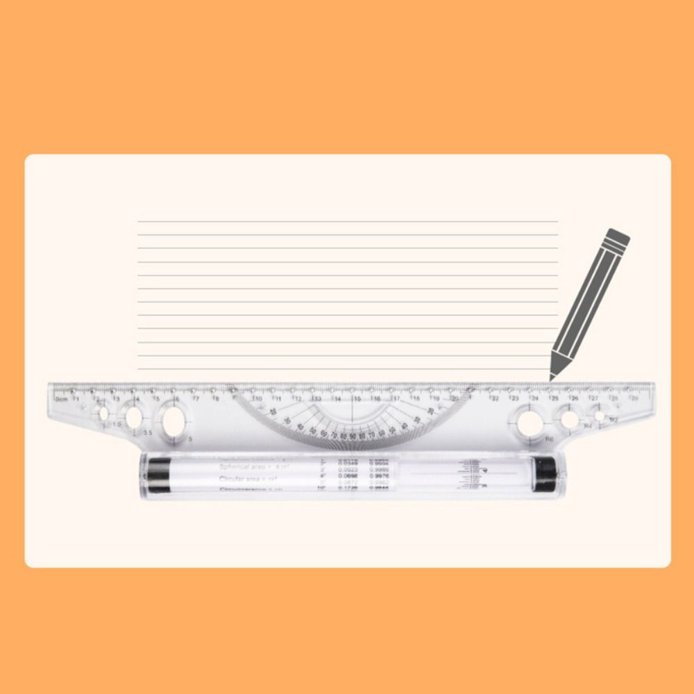 Professional Plastic Parallel  - Ruler Set Transparent 评论和价格
