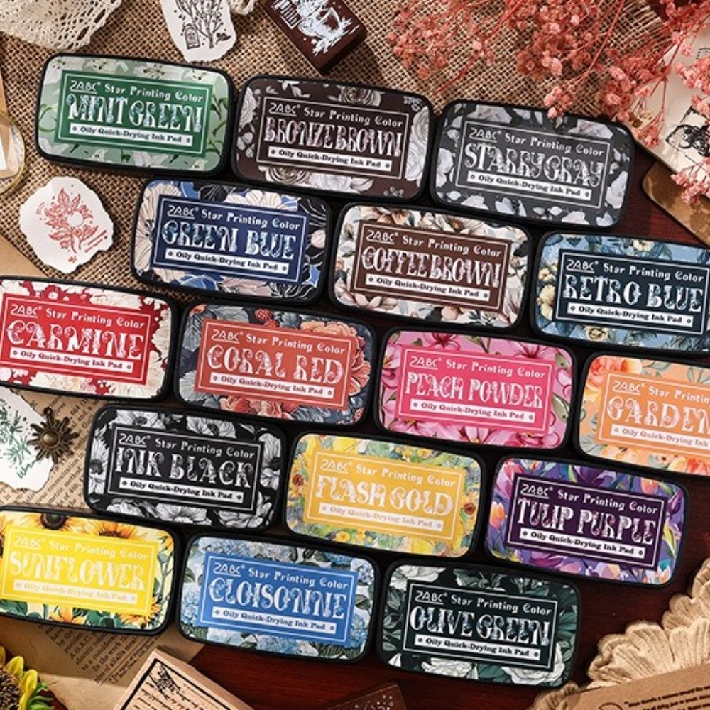 New Colorful Ink Pad Rectangul - Self Inking Stamp 评论和价格