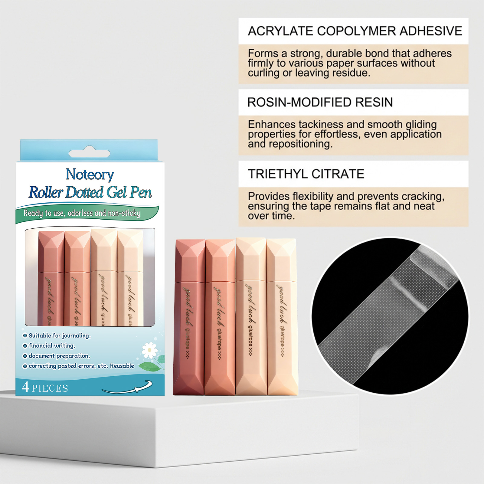 Double Sided Tape Roller Stron - Glue Stick Pack 评论和价格