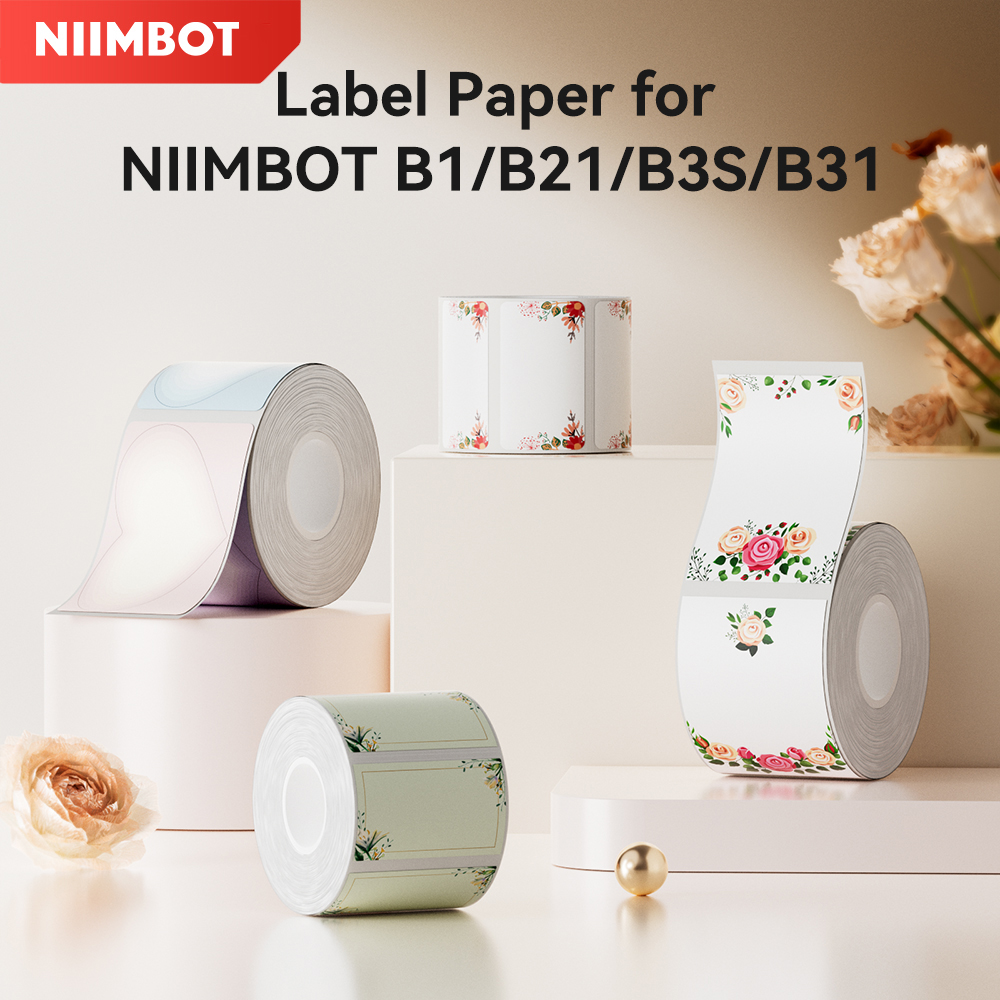 1 Roll NIIMBOT Thermal Color L - Label Printer Tape 评论和价格