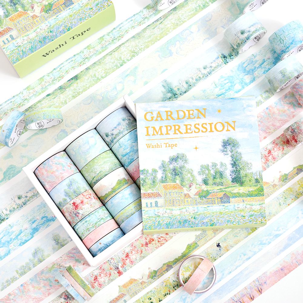 20 Rolls Vintage Garden Washi  - Washi Tape Set 评论和价格